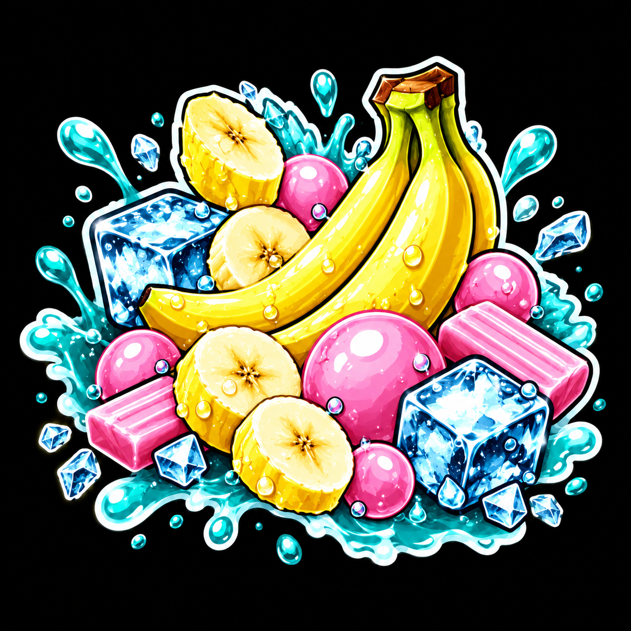 VHILL 12K Banana Bubblegum