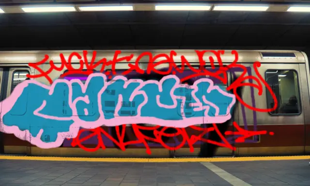 Graffiti artwork by cancer