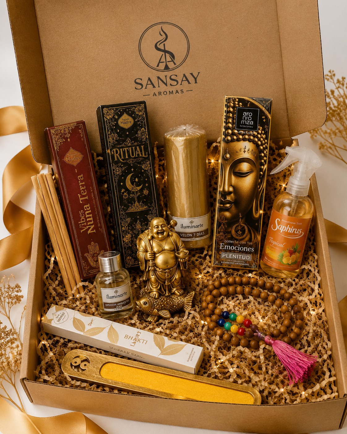 Kit Bit&aacute;cora Mini de Gratitud Sansay Aromas