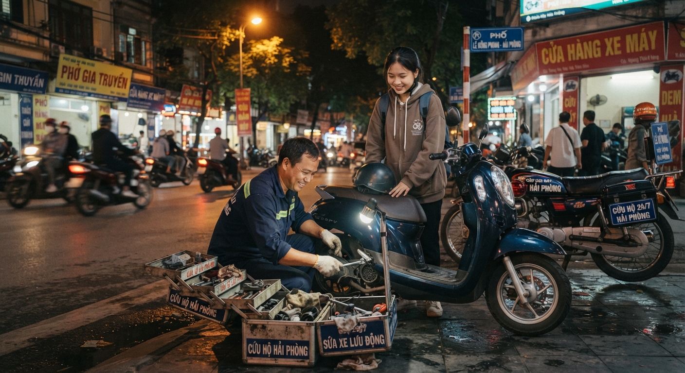 tiệm sửa xe máy uy tín hải phòng - hình minh họa