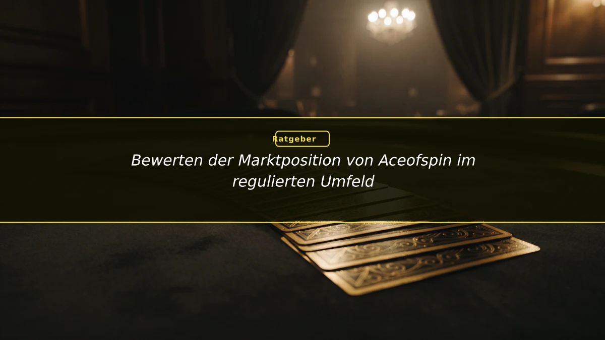 Bewerten der Marktposition von Aceofspin im regulierten Umfeld