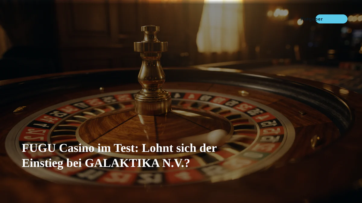 FUGU Casino im Test: Lohnt sich der Einstieg bei GALAKTIKA N.V.?