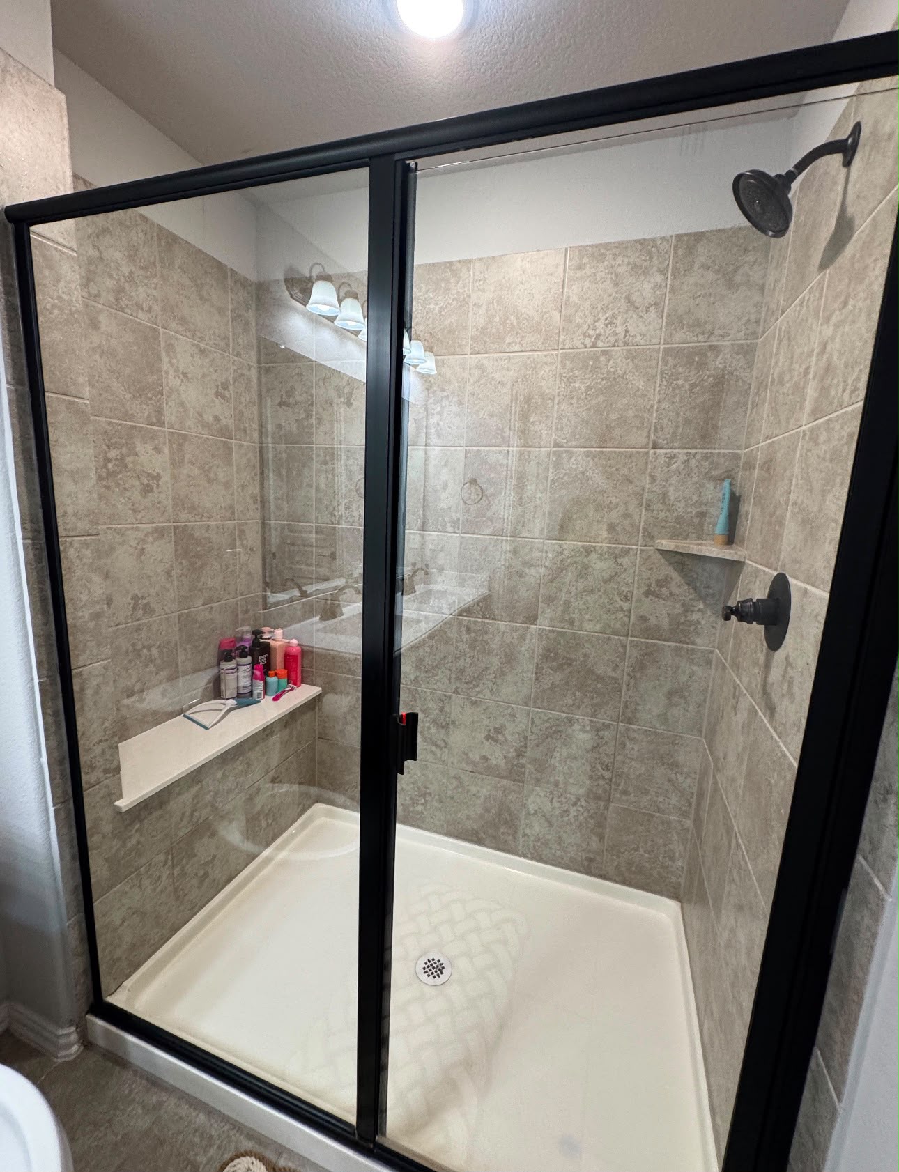 Shower after cleaning