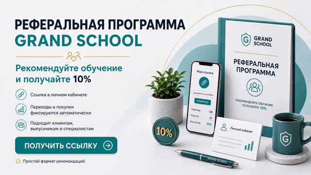 Получить реферальную ссылку Grand School