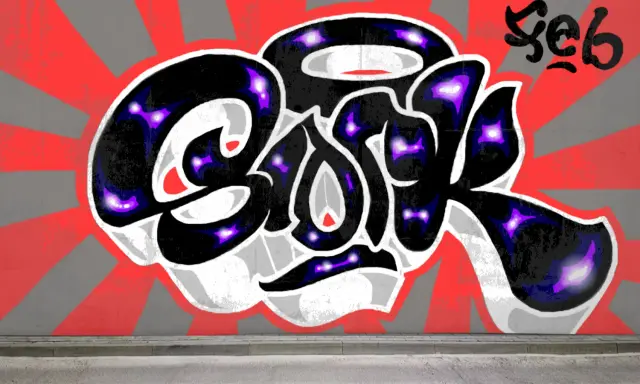 Graffiti artwork by Sark