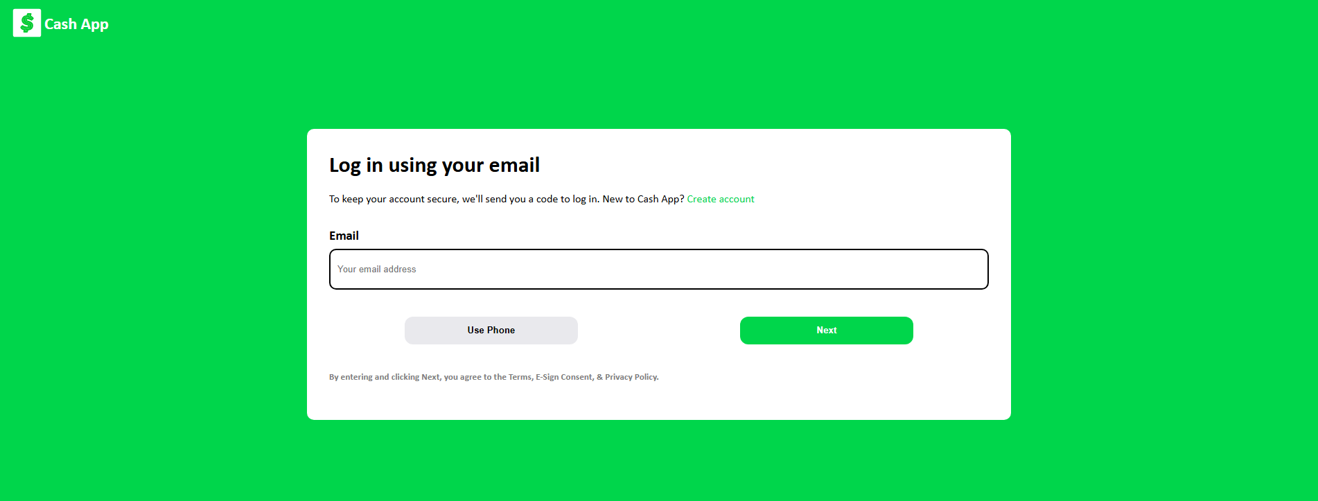 Stored capture of login-east3.cashappps.com