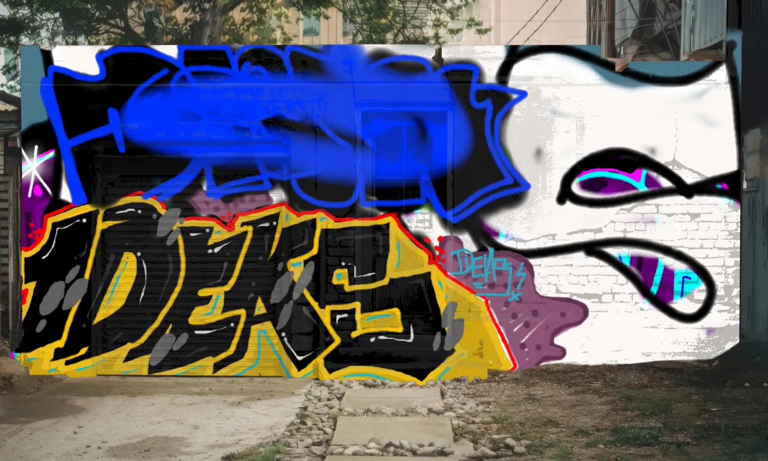 Graffiti artwork by IDEASxARGUE