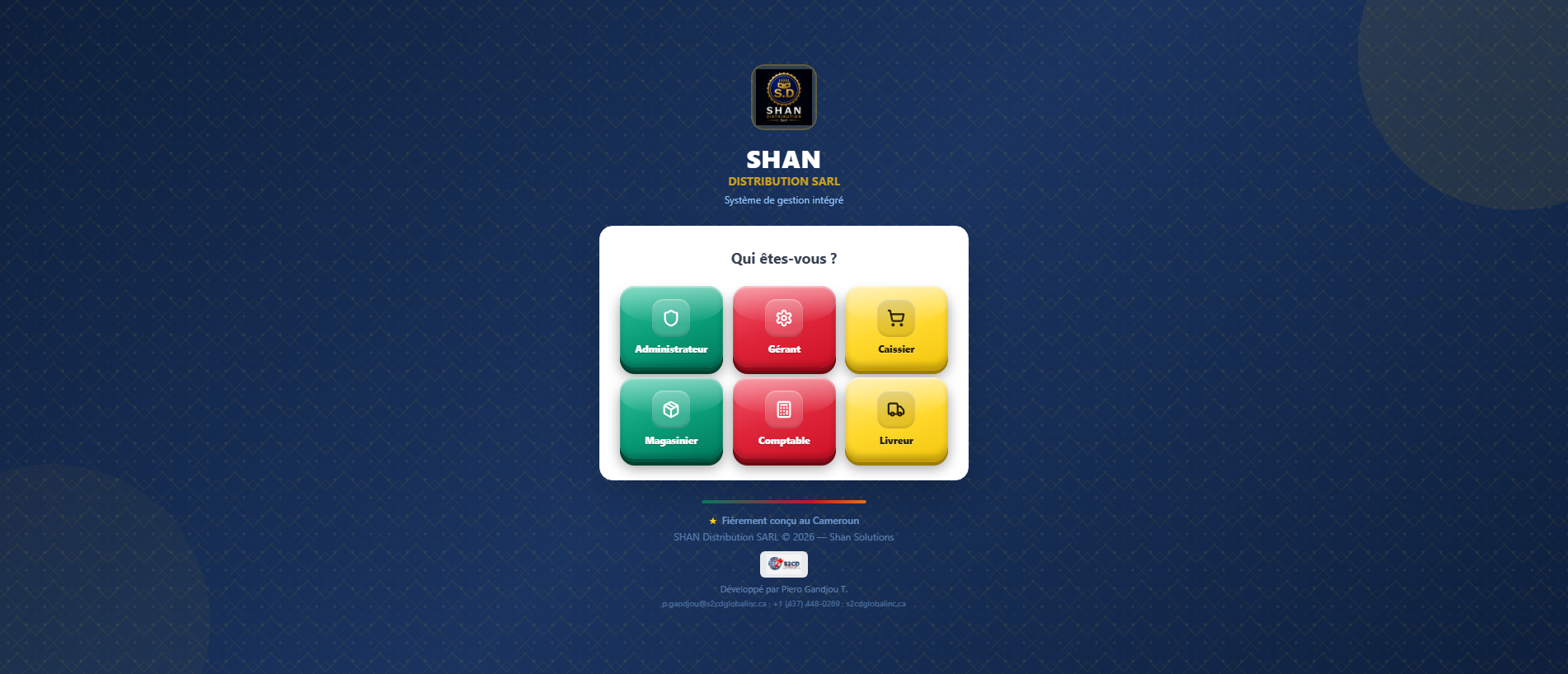 Screenshot of shan-distribution.com