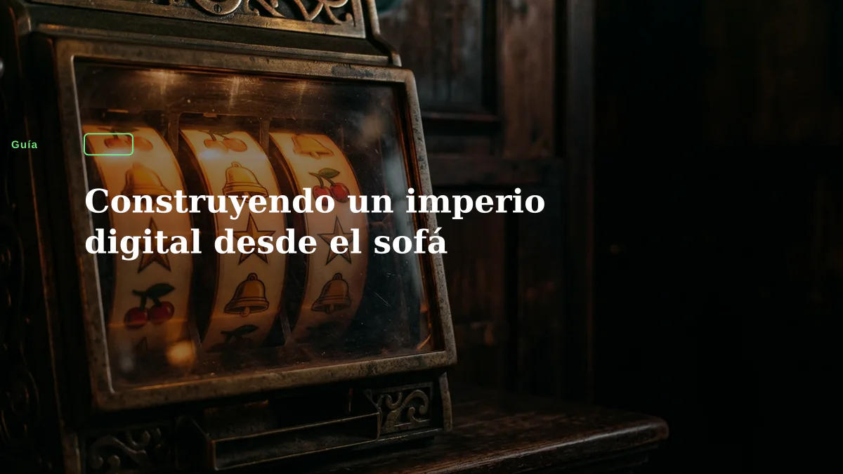 Construyendo un imperio digital desde el sofá