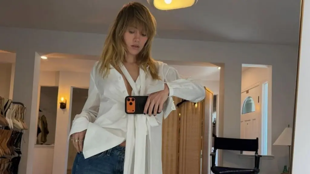 Unbuttoned Chic: Suki Waterhouse Takes Fashion Risks