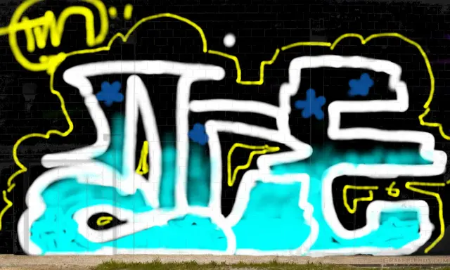 Graffiti artwork by ACE