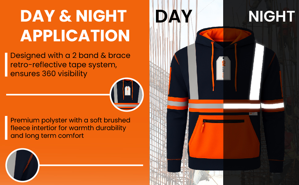 Day and night reflective performance presentation