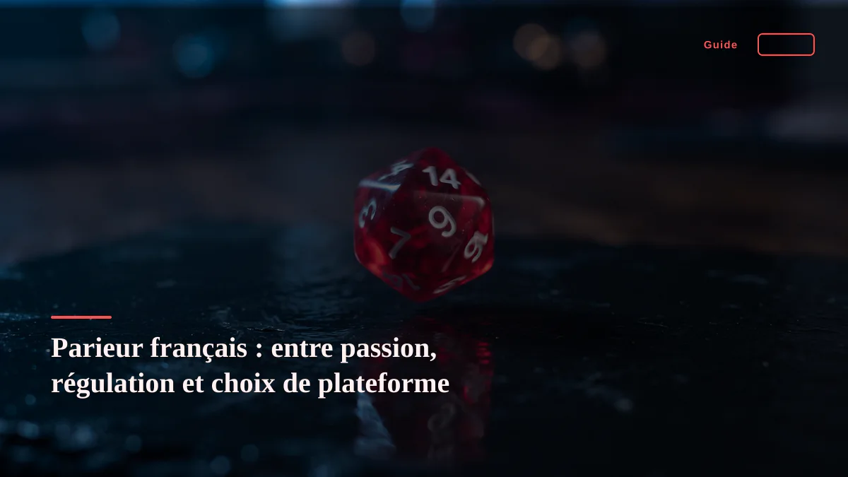 Parieur français : entre passion, régulation et choix de plateforme