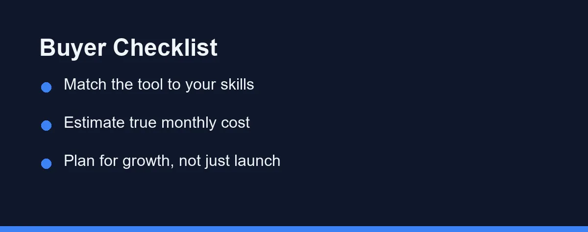 Buyer Checklist