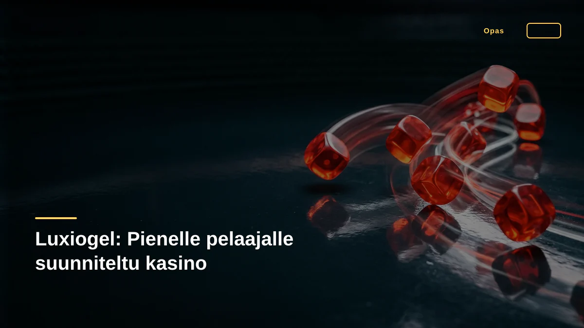 Luxiogel: Pienelle pelaajalle suunniteltu kasino