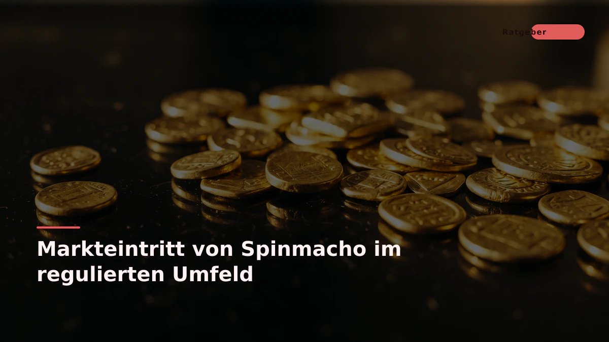 Markteintritt von Spinmacho im regulierten Umfeld