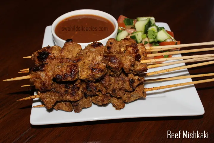 Mishkaki skewers and Swahili dishes