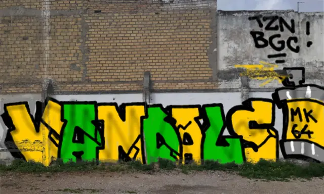 Graffiti artwork by GieKSaTauzen