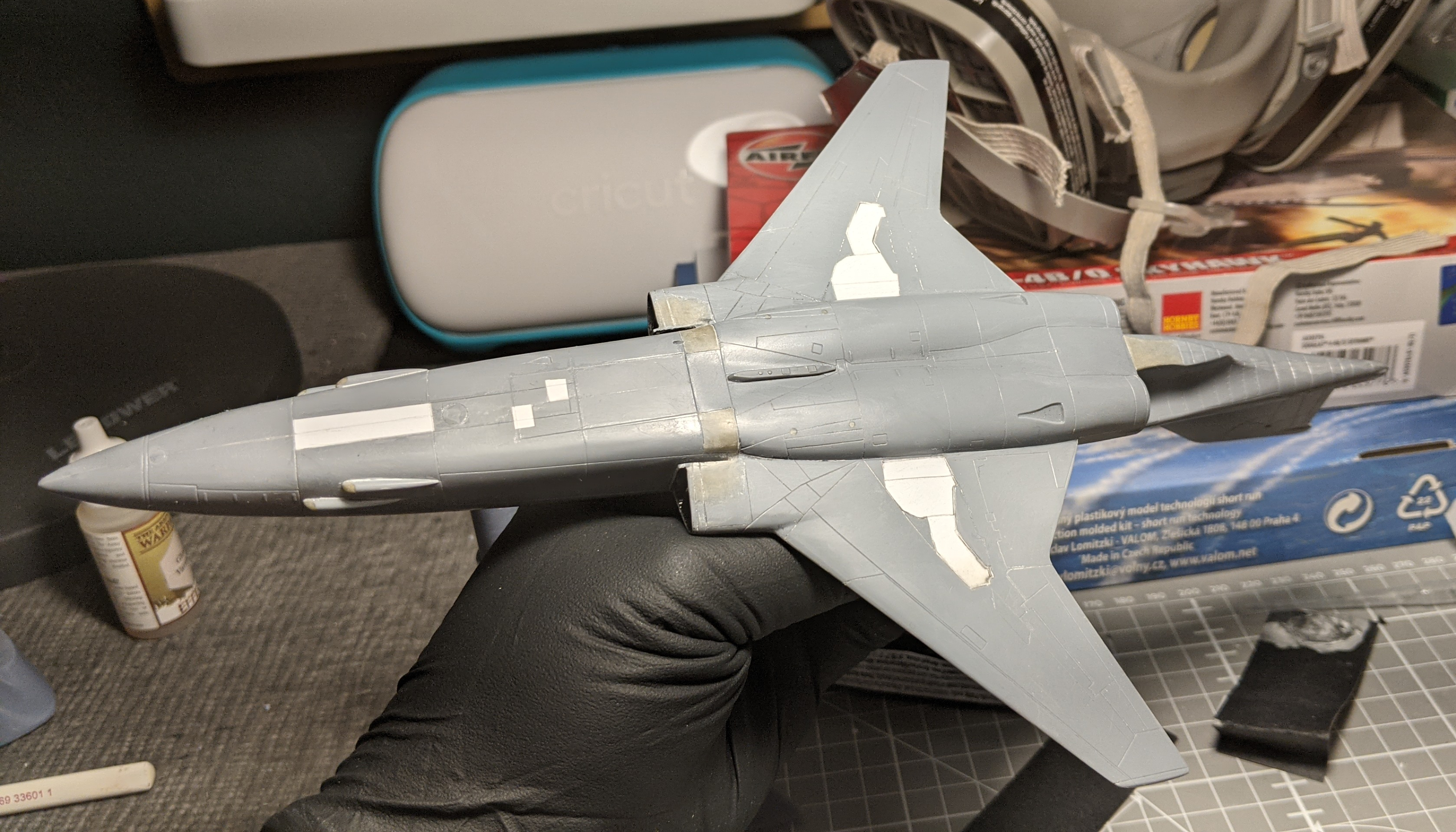 1/72 Valom F-101A Voodoo lofting a Mk.7 nuclear bomb *Completed