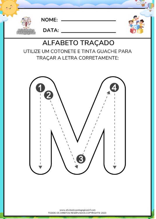 Atividades de alfabetização 4