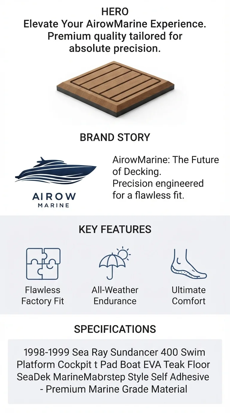 eva-foam-teak-decking-1998-1999-sea-ray-sundancer-400-swim-platform-cockpit-pad detail