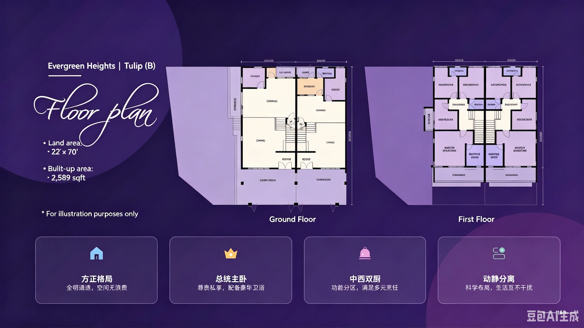 Tulip B 平面图