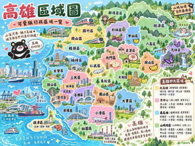 高雄外送茶 區域
