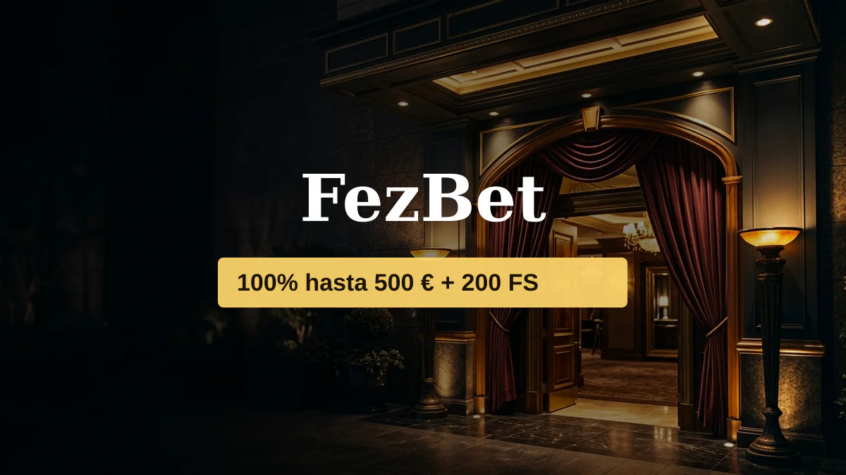FezBet casino — bono de bienvenida 100% hasta 500 € + 200 FS, pagos: Visa, Mastercard, Skrill, Neteller, Paysafecard FezBet casino — bono de bienvenida 100% hasta 500 € + 200 FS, pagos: Visa, Mastercard, Skrill, Neteller, Paysafecard