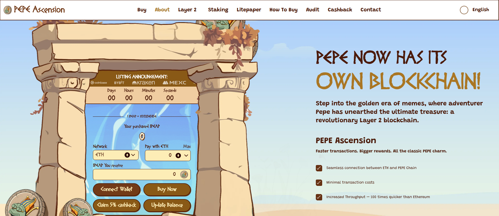Stored capture of pepeascensionclaim.pages.dev