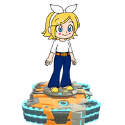 Kagamine Rin on Tank Star SMB