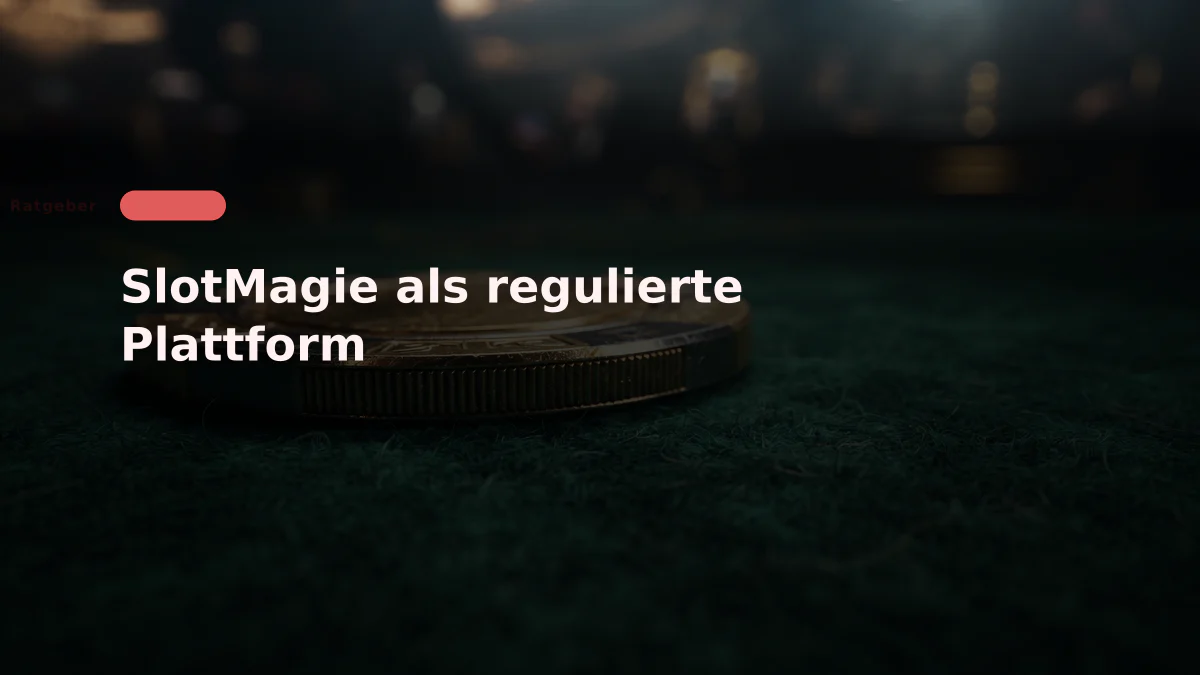 SlotMagie als regulierte Plattform
