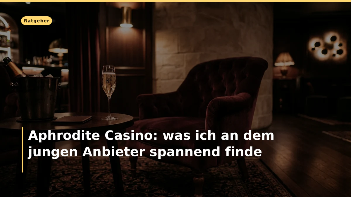 Aphrodite Casino: was ich an dem jungen Anbieter spannend finde