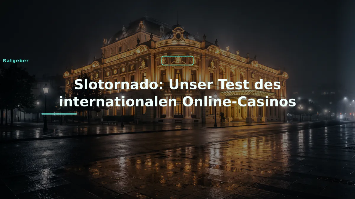 Slotornado: Unser Test des internationalen Online-Casinos