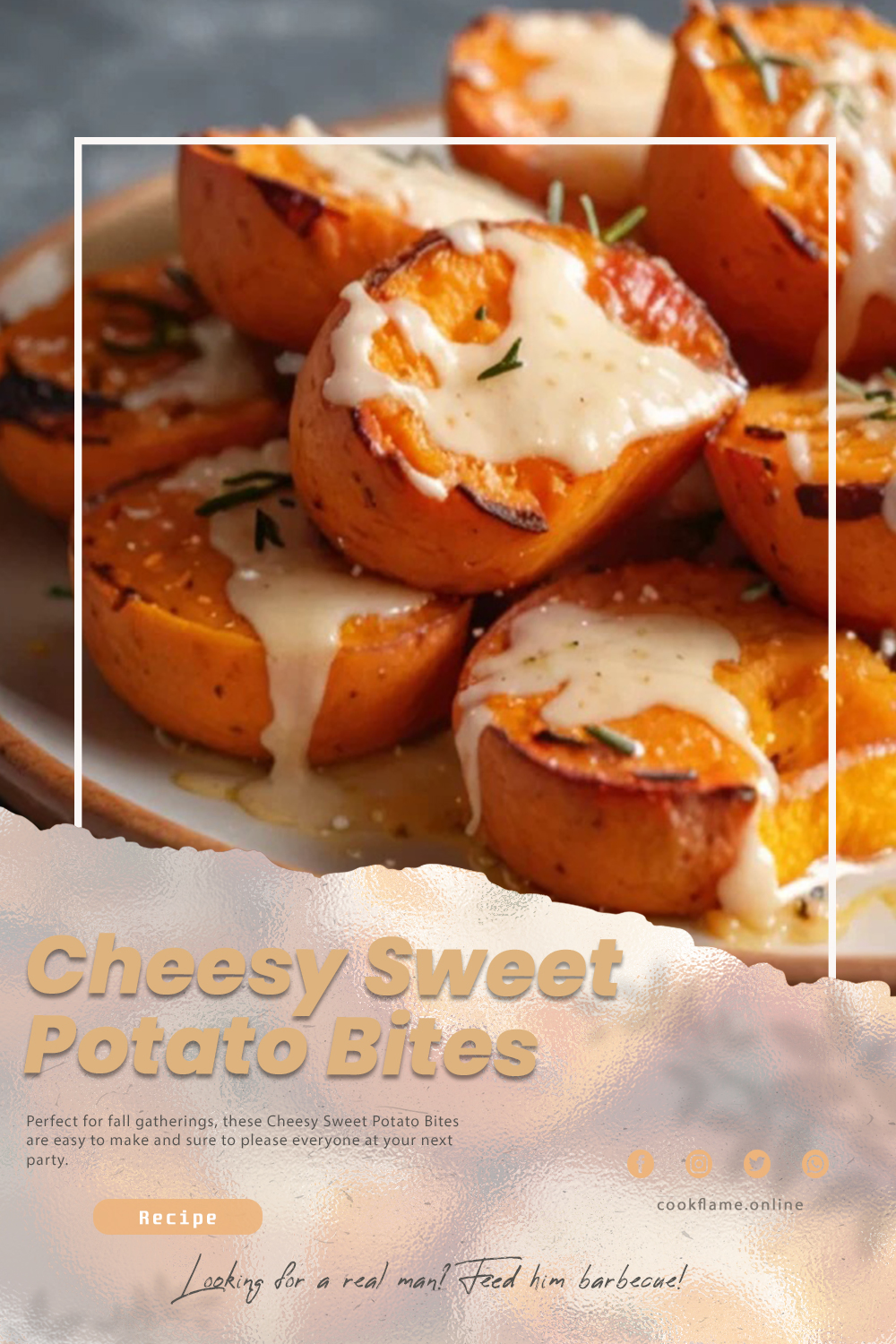 Cheesy Sweet Potato Bites