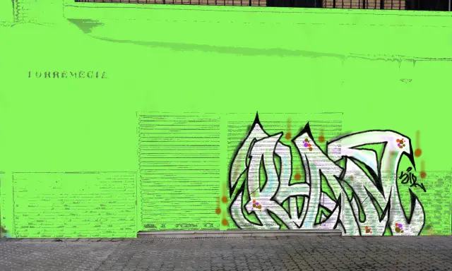 Graffiti artwork by Tkiz