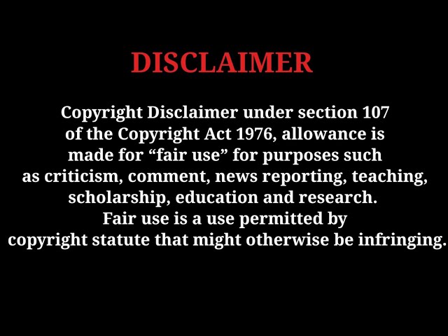 copyright disclaimer