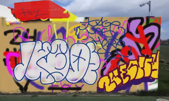 Graffiti artwork by 2WENTY