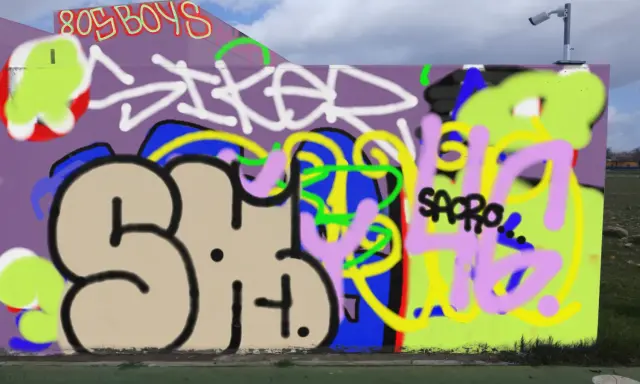 Graffiti artwork by H812