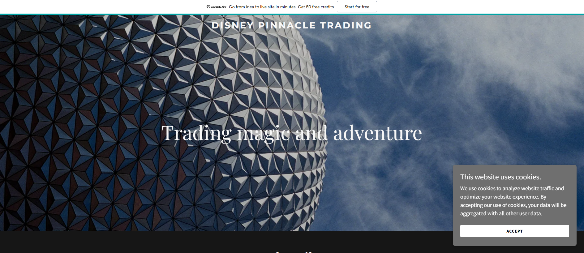 Stored capture of disneypinnacletrading.com