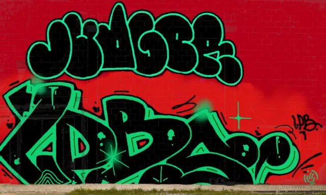 Graffiti artwork by LPBER
