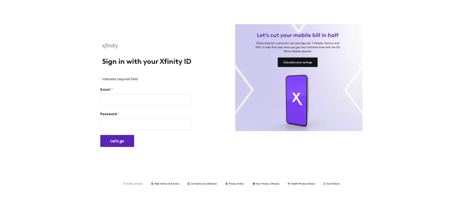 Stored capture of webservicecomcast-auth00-xfinitiy.weebly.com