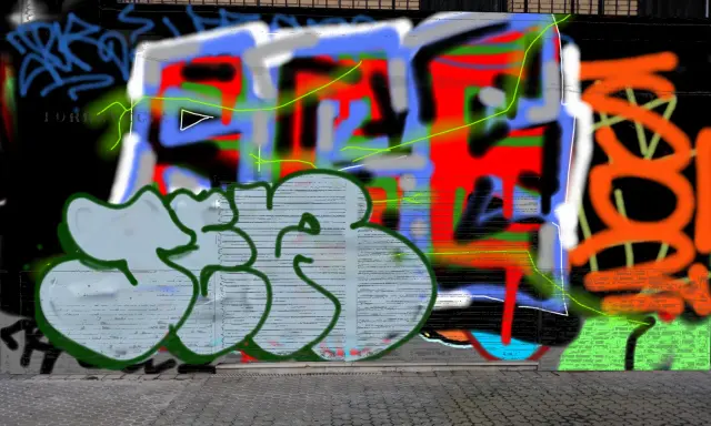 Graffiti artwork by JERR