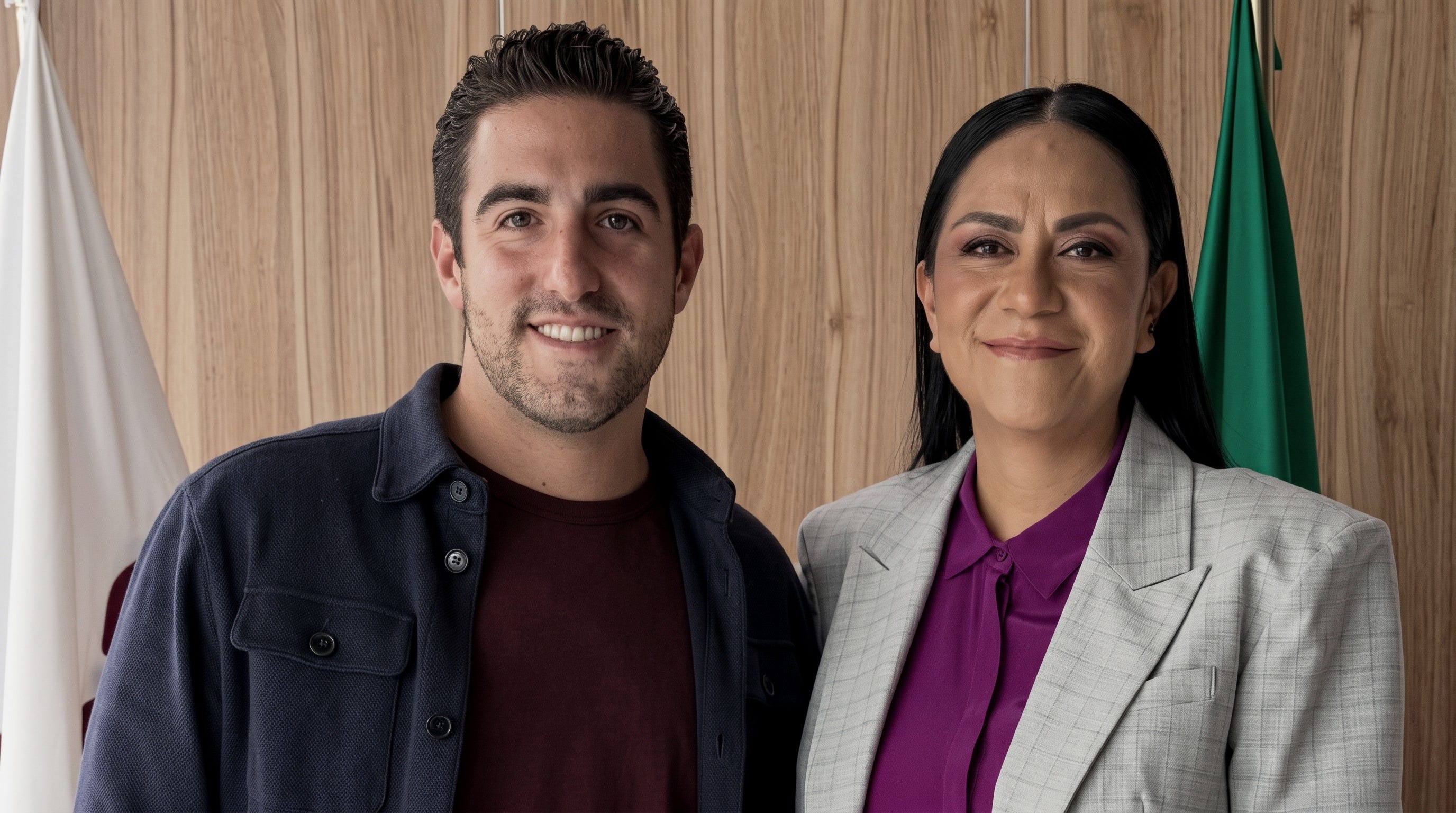 Gino Segura y Ariadna Montiel