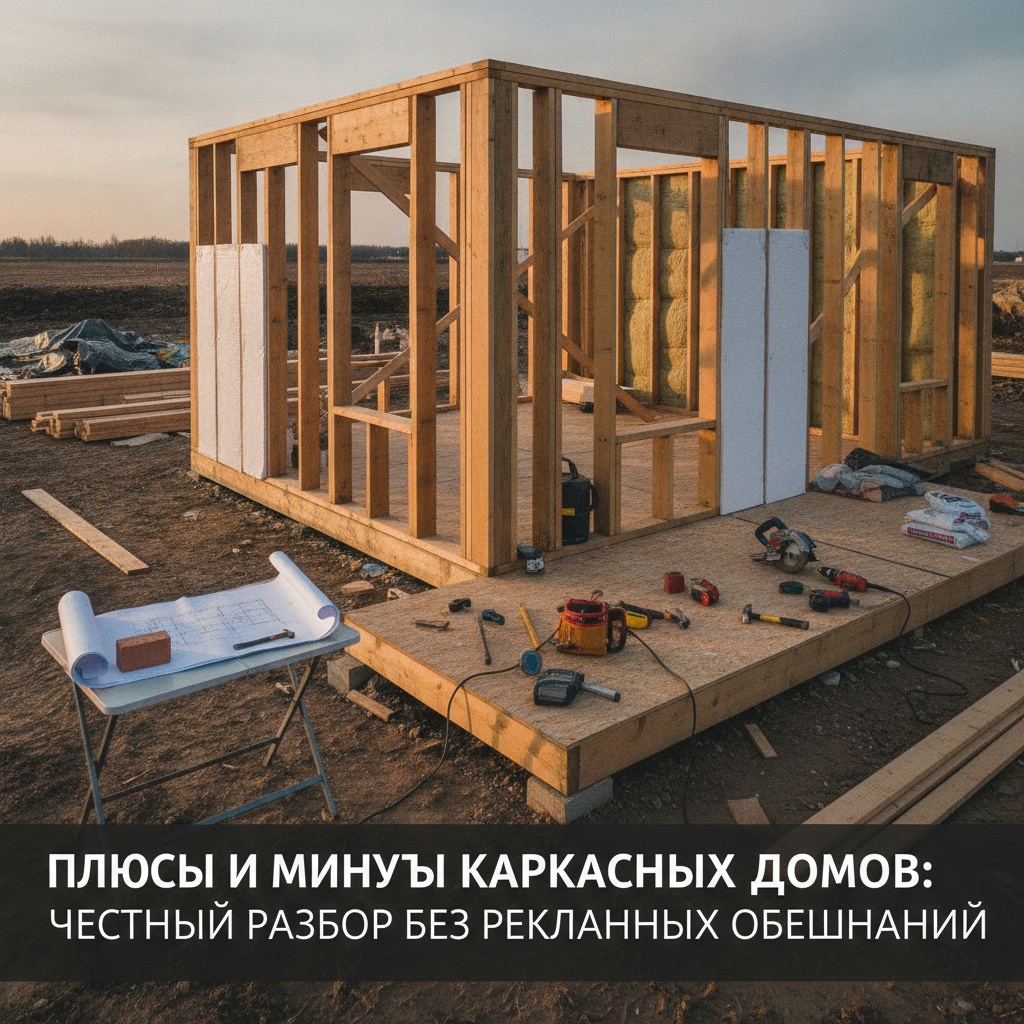 Плюсы и минусы каркасных домов - честный разбор без рекламных обещаний