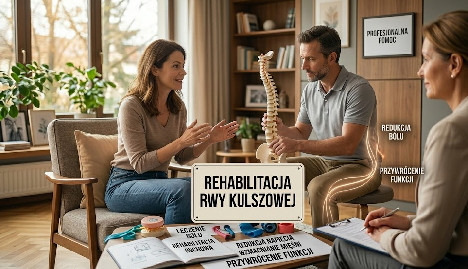 Rehabilitacja rwy kulszowej – jak skutecznie leczyć ból, który paraliżuje codzienne życie?