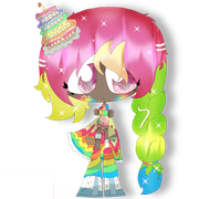 rainbow birthday cake