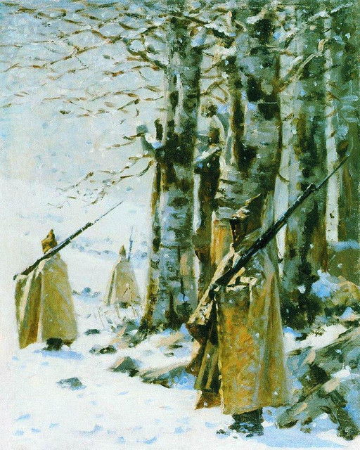 Пикет на Балканах Около 1878