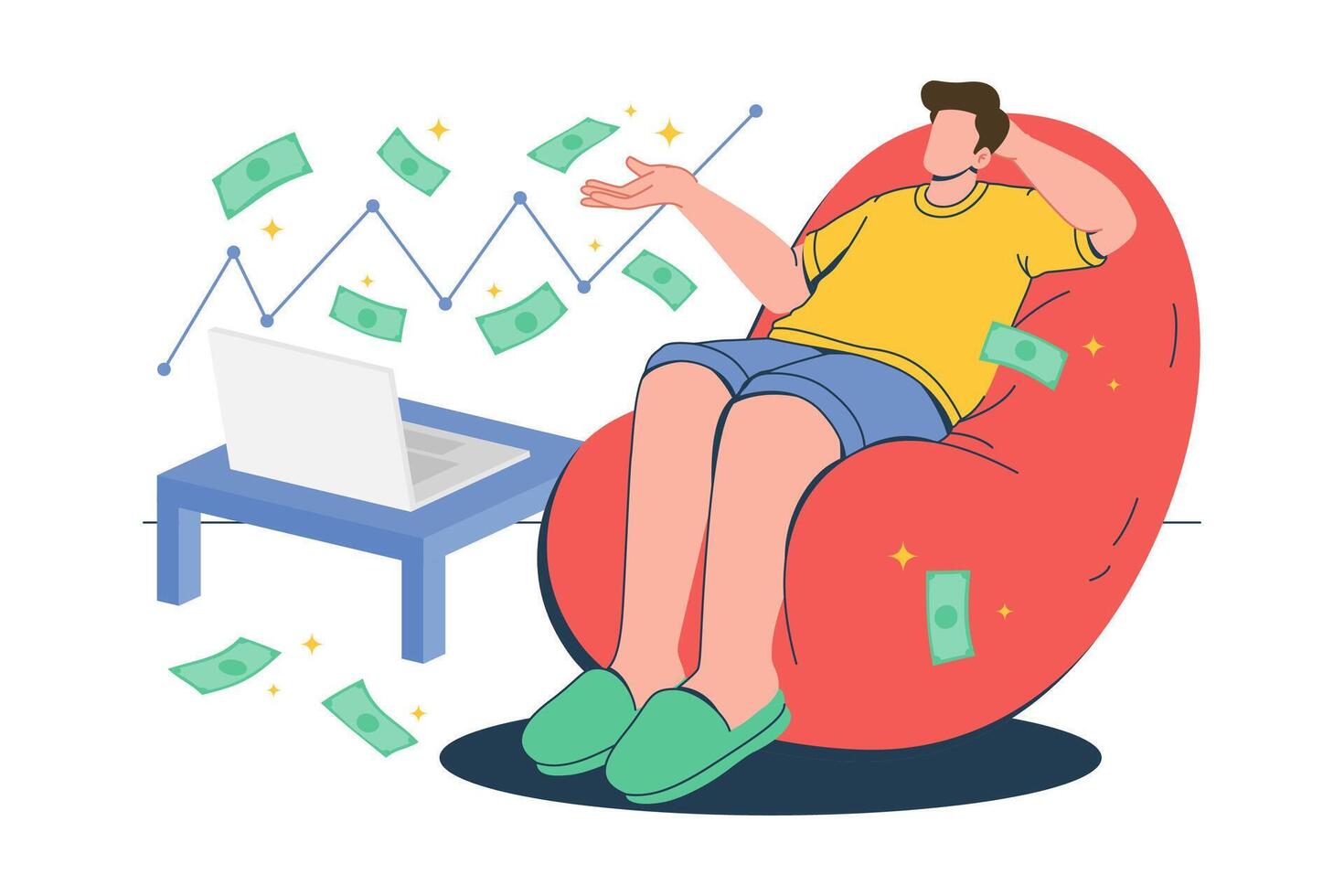Illustration des revenus en dropshipping