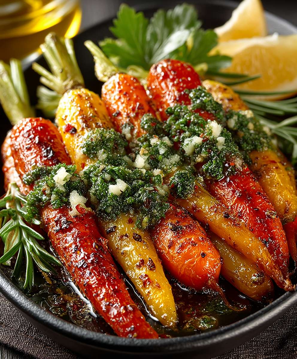 Honey Garlic Butter Carrots