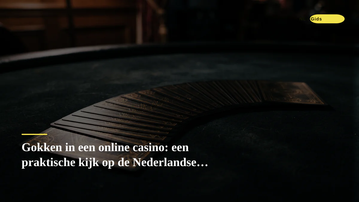 Gokken in een online casino: een praktische kijk op de Nederlandse legale markt